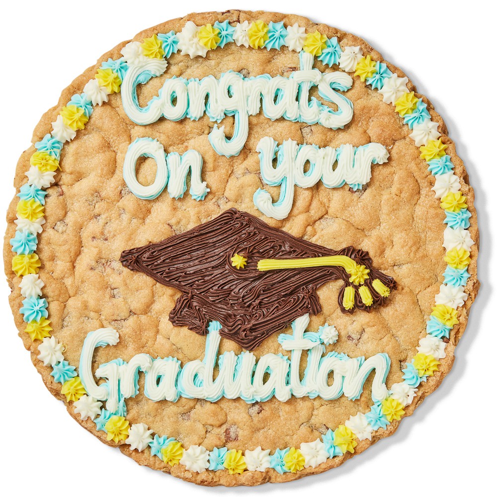 Congrats On Your Graduation Round Milk Choc Single Layer