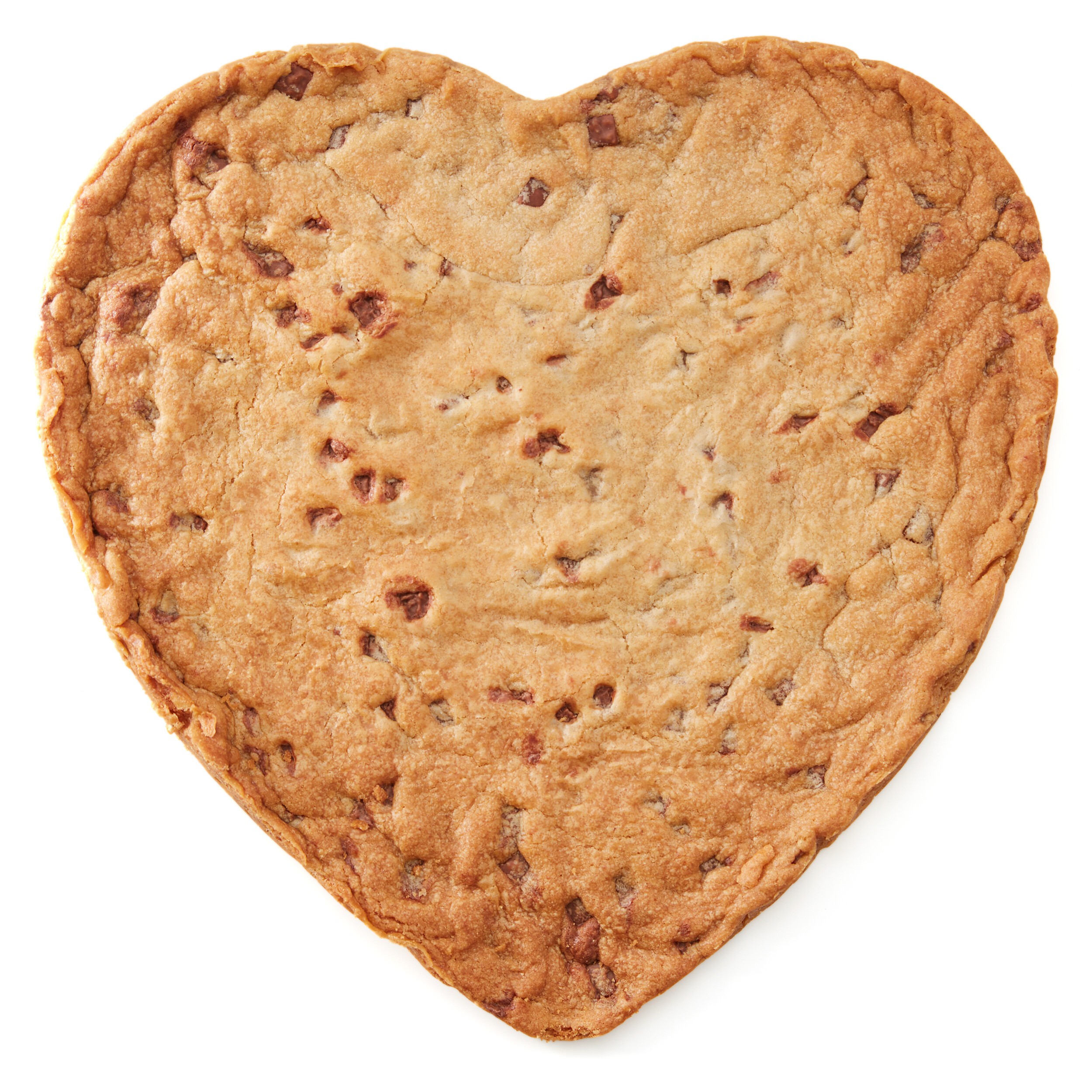 Plain Giant Heart Cookie-Milk Choc